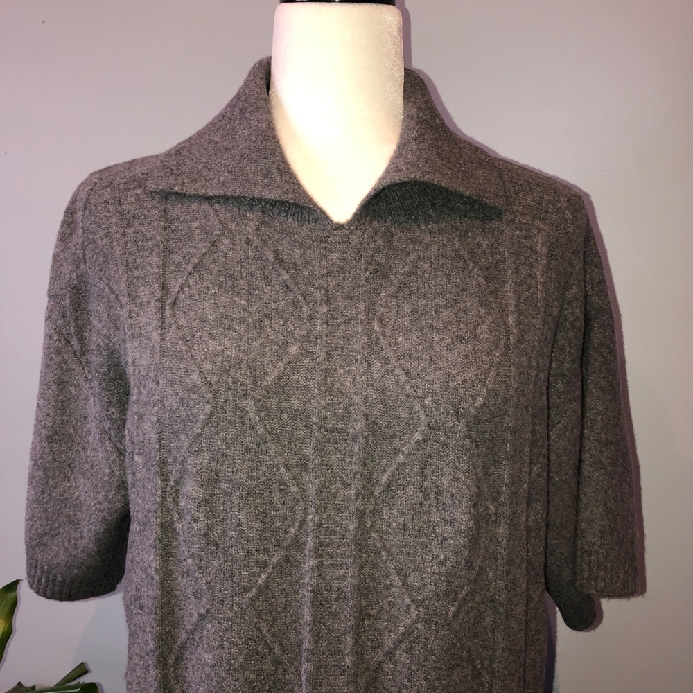 Short Sleeve Sweater Dress - Picture 3 of 8